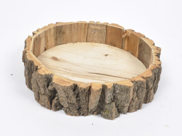Podstavek iz lubja dia23cm natur lubje