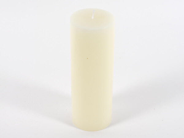 Sveča pillar dia9x25 krem vosek
