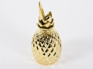 Ananas dekorativni zlata porcelan