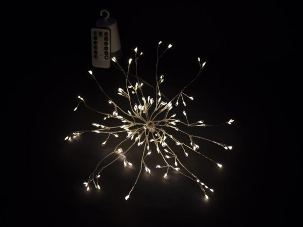 Lučke na baterije 17žic/153LED topla bela