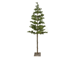 Smreka na podstavku h241cm zelena plastika