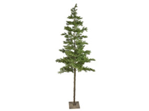 Smreka na podstavku h269cm zelena plastika