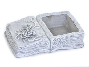 Posoda knjiga siva beton