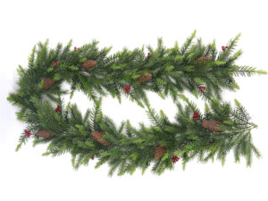 Girlanda iz smrečja zelena plastika
