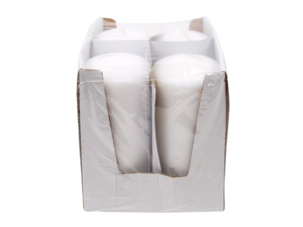 Sveča 7xh18cm/4kos bela