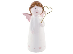 Angel bela/roza keramika